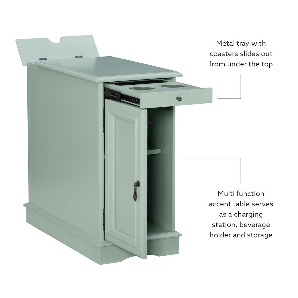 Butler Aqua Accent Table. Picture 13