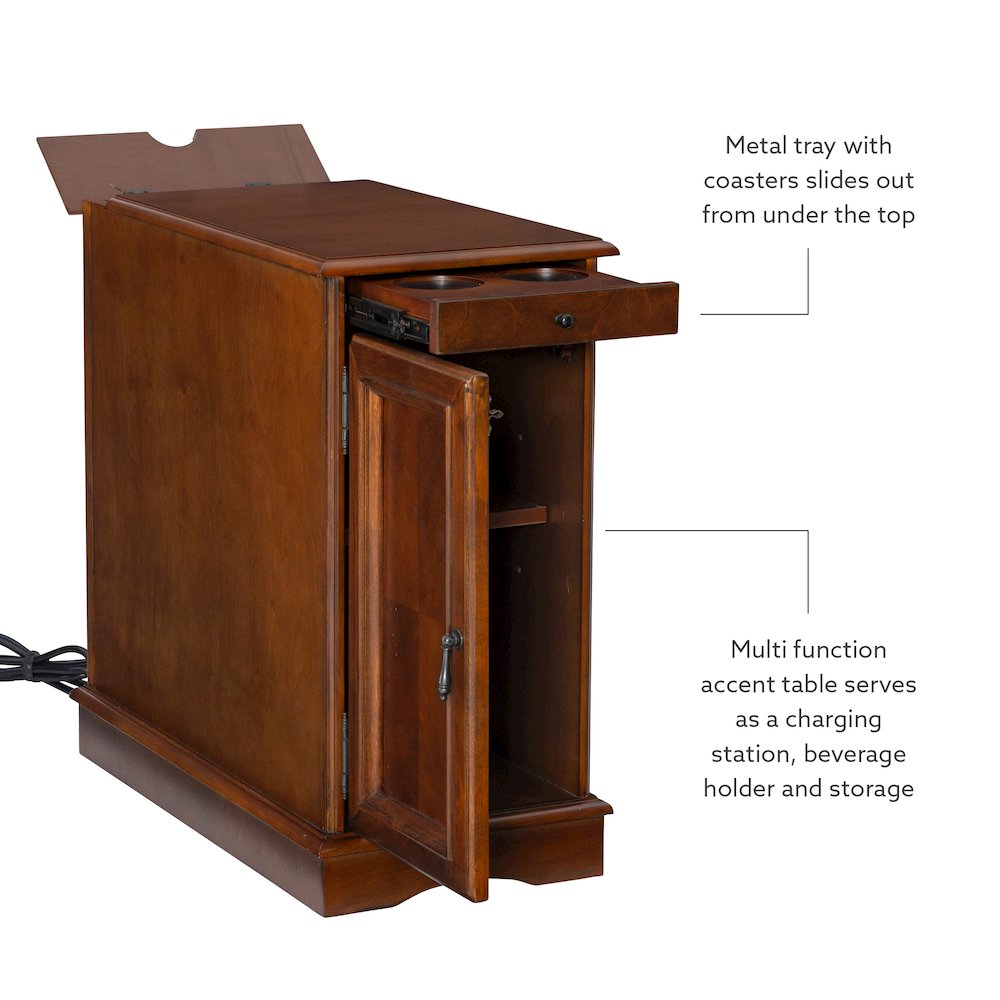 Butler Hazelnut Accent Table. Picture 13