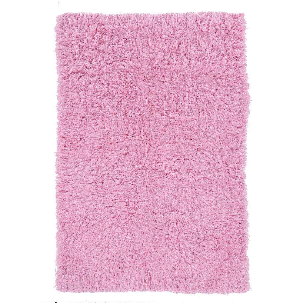 New Flokati 1400gram Pastel Pink 8x10, Rug. Picture 1