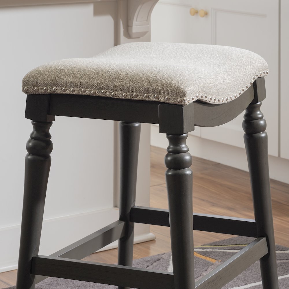 Hayes Counter Stool Grey. Picture 4