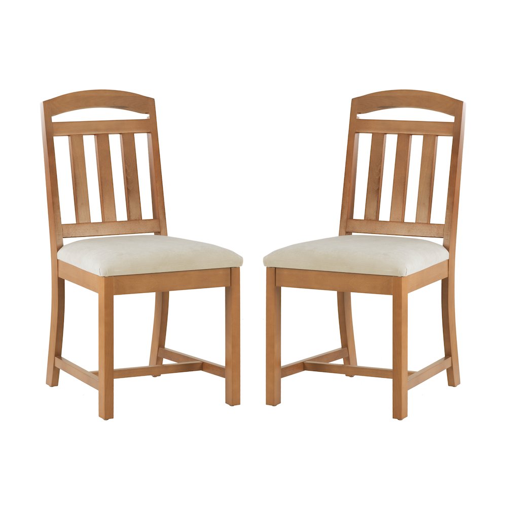 Wilmer Side Chair Brown Set Of 2. Picture 7