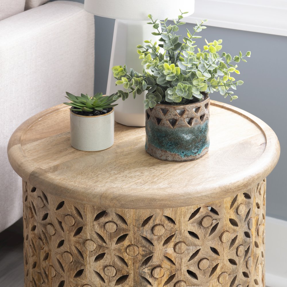 Inora Side Table Natural. Picture 2