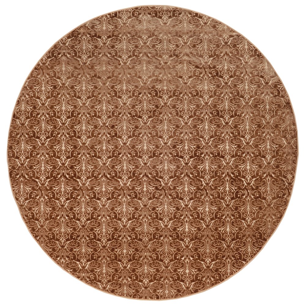 Evolution Damask Brown 8R, Rug. Picture 1