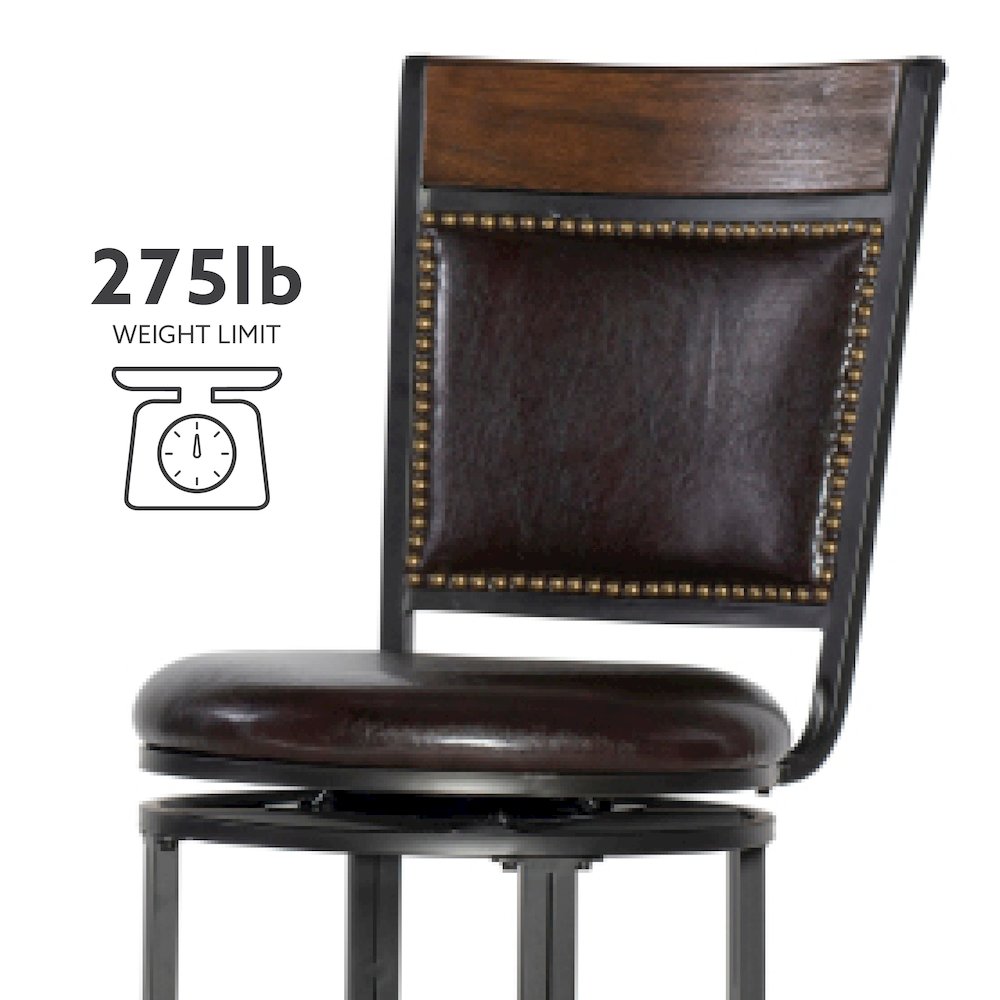 Franklin Swivel Bar Stool. Picture 11