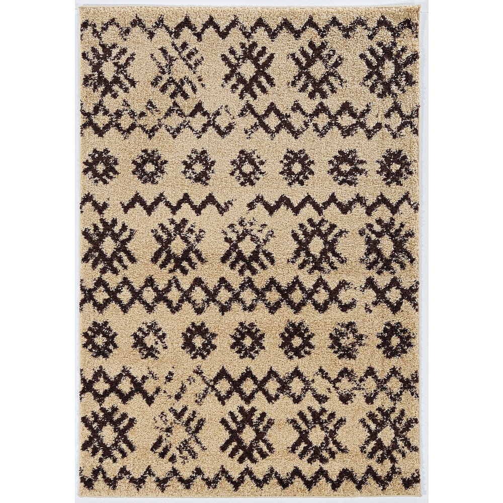 Moroccan Mekenes Camel & Brown 8x10, Rug. Picture 1