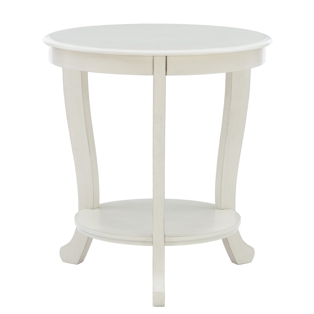 Aubert Accent Side Table, White. Picture 6