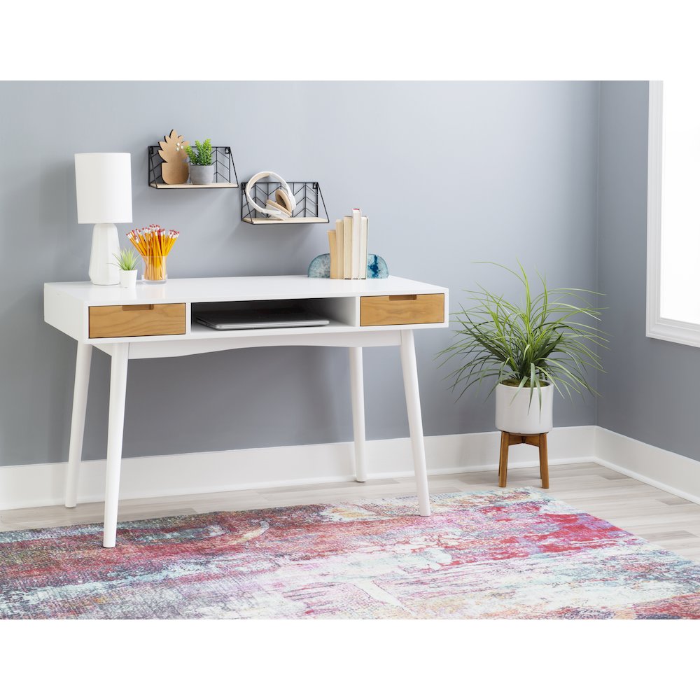 Perry Desk White. Picture 3