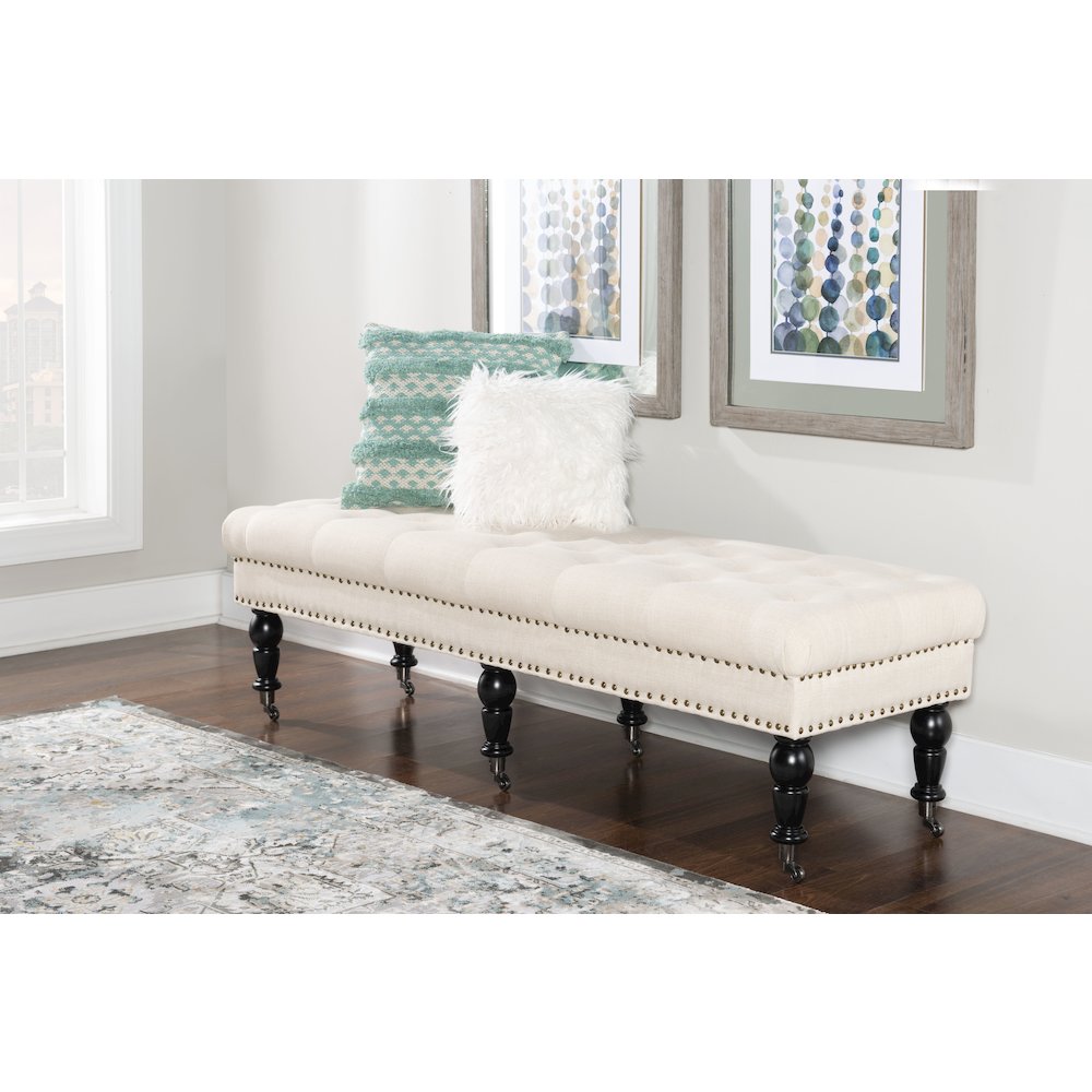 Isabelle Bed Bench 62 Inches. Picture 3