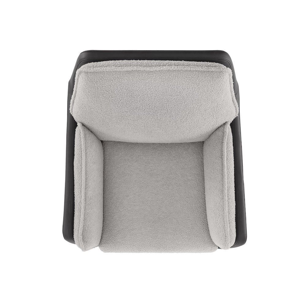 Mabry Swivel Chair Black Grey. Picture 7