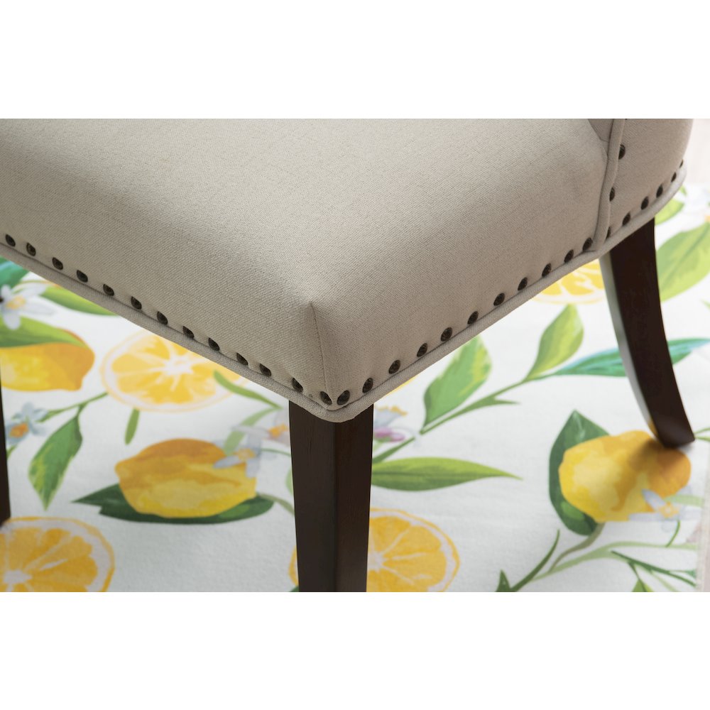 Adler Dining Chair Espresso Natural, Set of 2. Picture 4