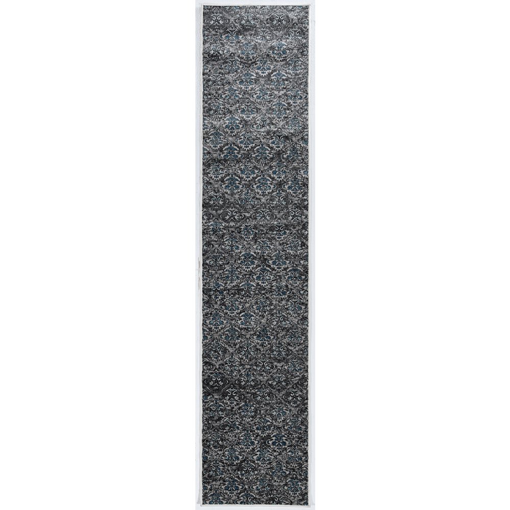 Vintage Clara Grey & Blue 2x10, Rug. Picture 1