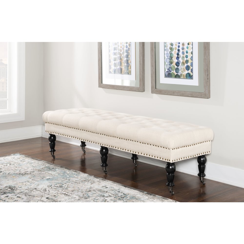 Isabelle Bed Bench 62 Inches. Picture 4