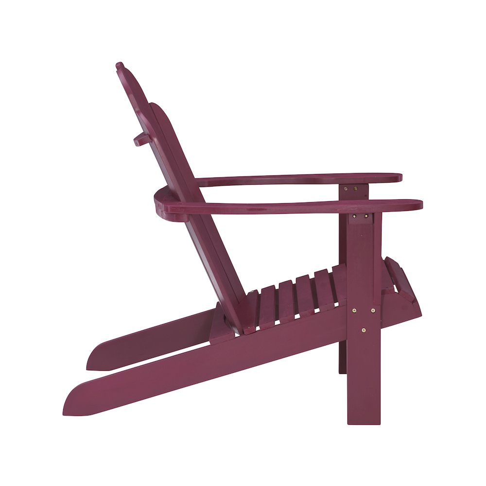 Red Adirondack Chair. Picture 5
