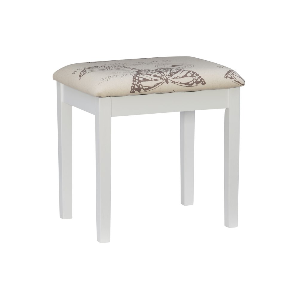 White Butterfly Vanity And Stool. Picture 14