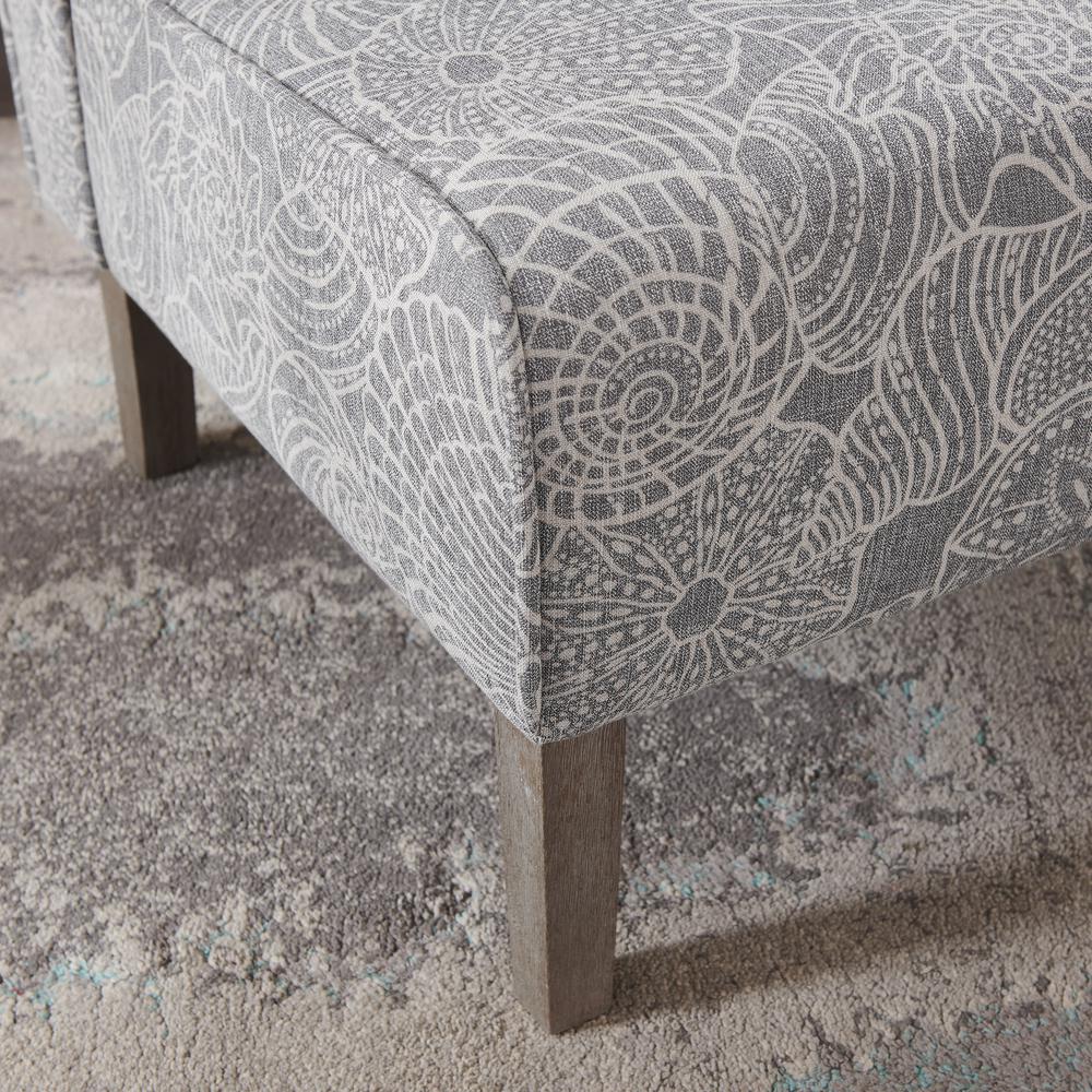 Lily Upholstered Slipper Chair, Stone. Picture 2