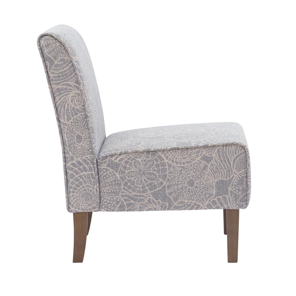 Lily Upholstered Slipper Chair, Stone. Picture 11