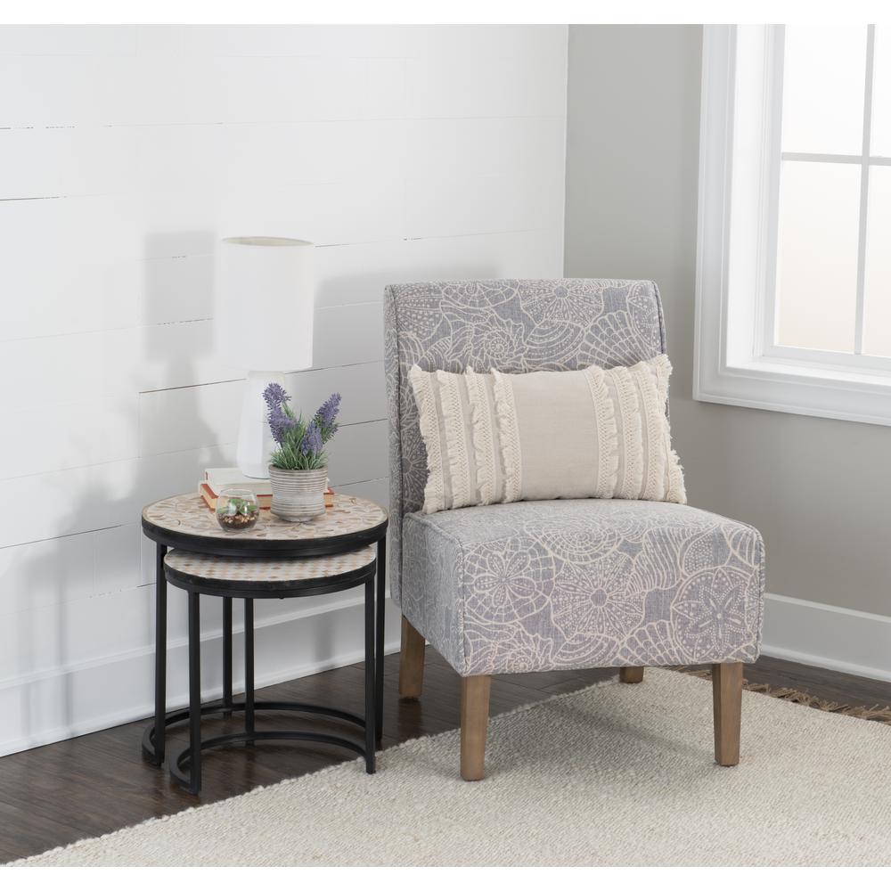 Lily Upholstered Slipper Chair, Stone. Picture 15