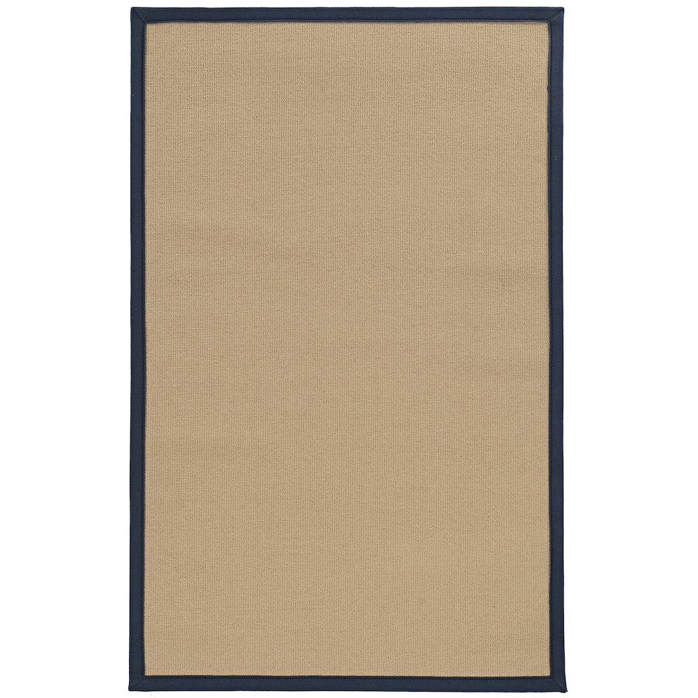 Athena Sisal & Blue 9.10x13, Rug. Picture 1