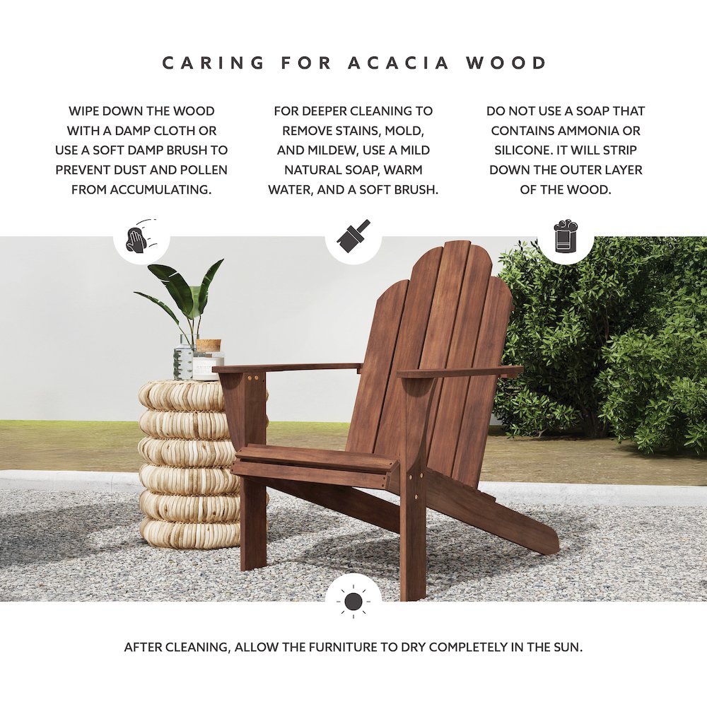 Acorn Adirondack Chair. Picture 11
