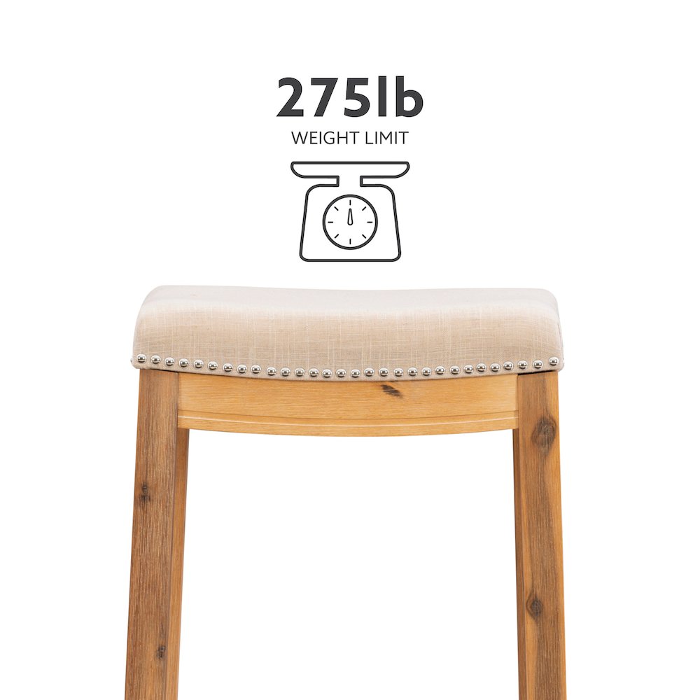 Claridge Acacia Bar Stool. Picture 13