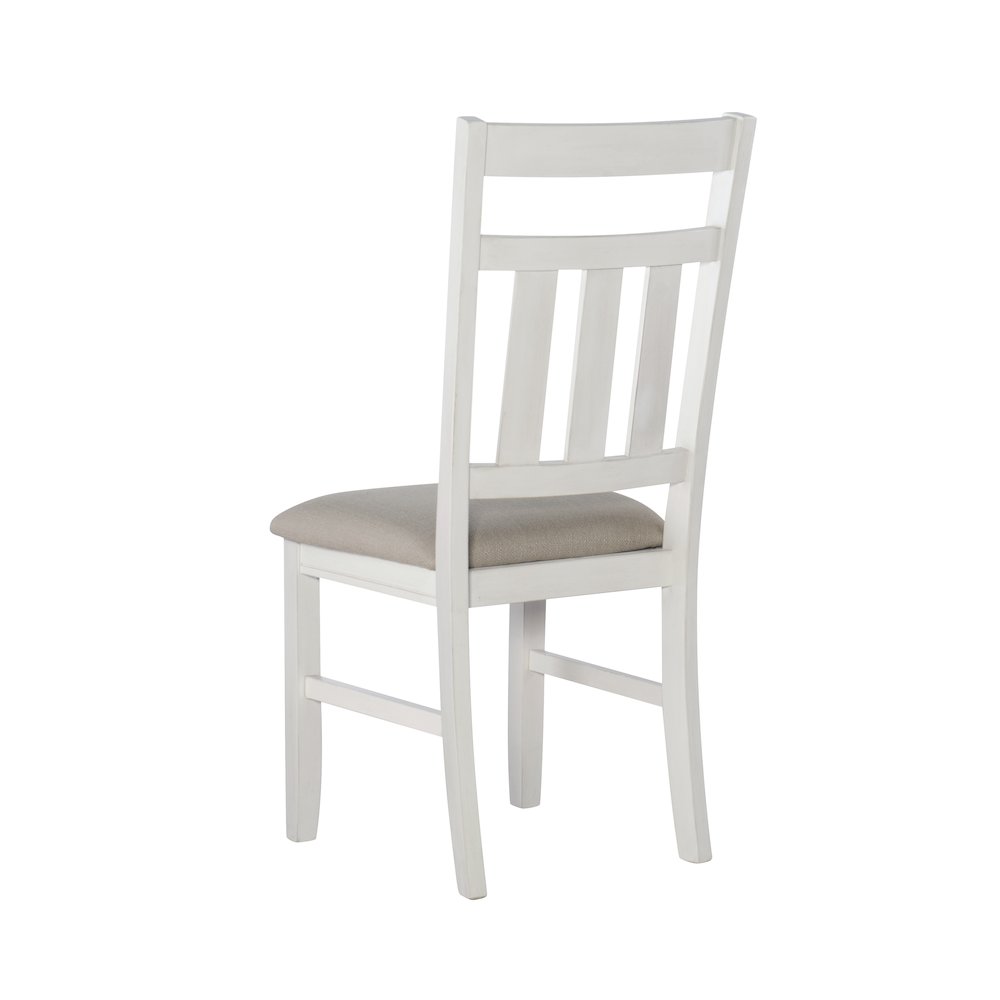 Turino Distressed White 5PC Dining Set. Picture 13