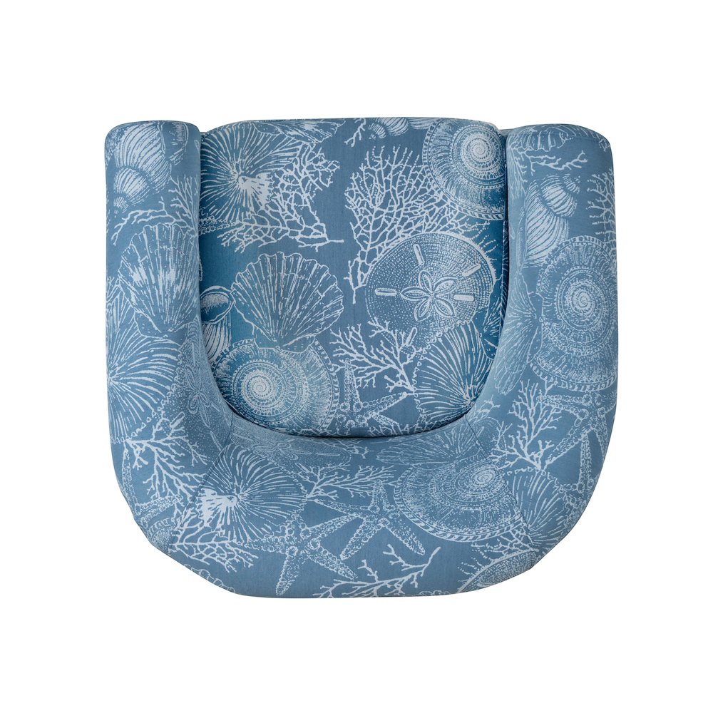 Bonnie Swivel Club Chair, Coastal. Picture 5