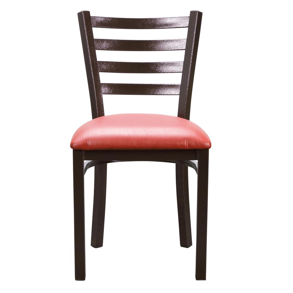 Baxter Metal Side Chair Red Set Of 2. Picture 13