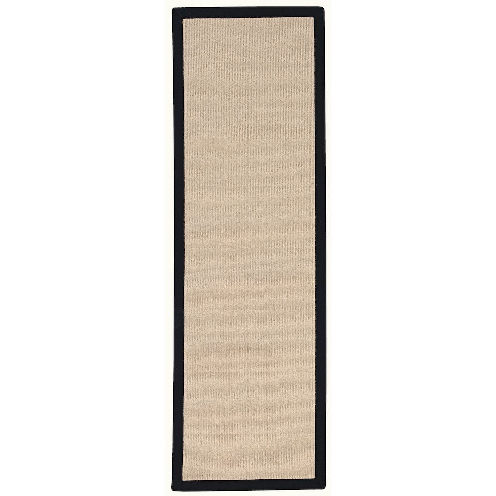 Athena Natural & Black 2.6x12, Rug. Picture 1