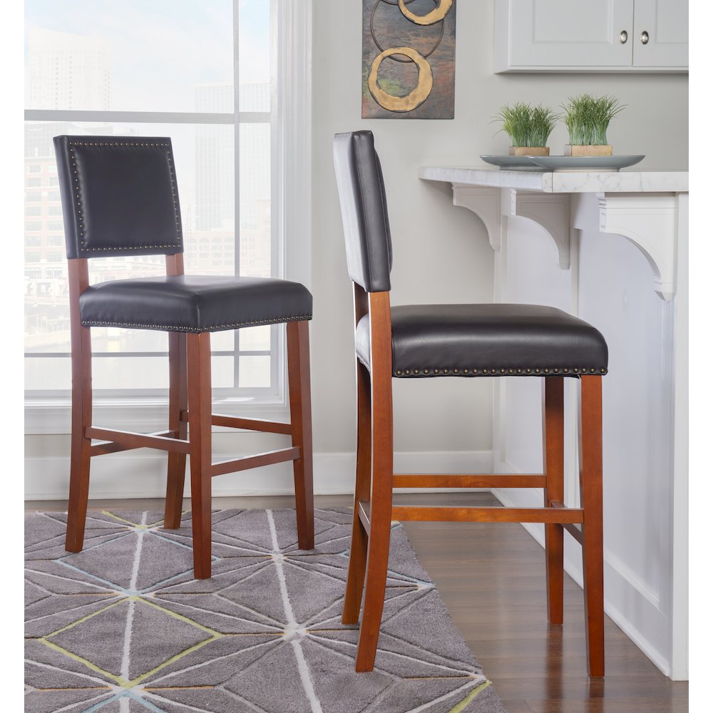 Brook Bar Stool Black. Picture 2