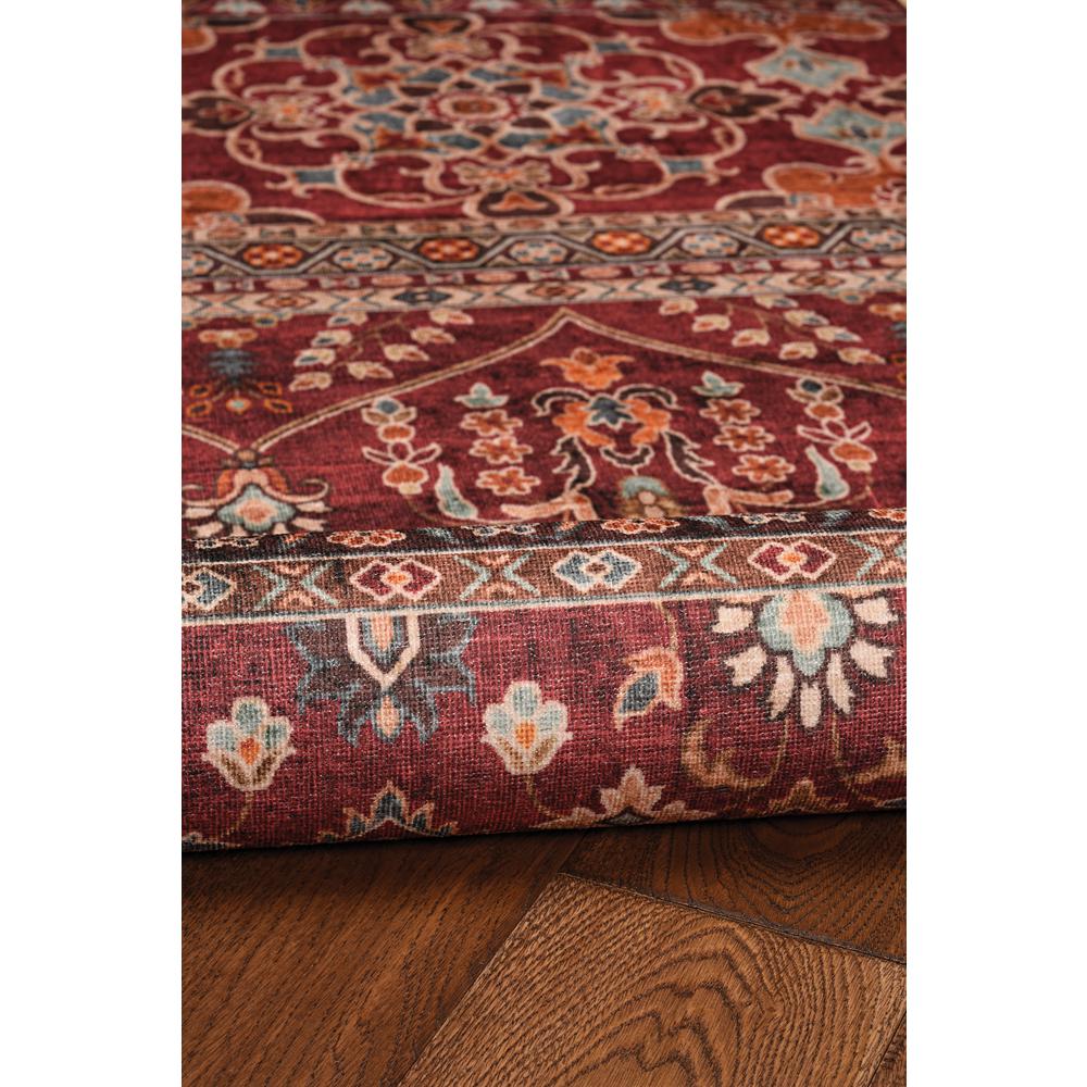 Washable Neil Garnet/Ivory 2x8, Rug. Picture 5