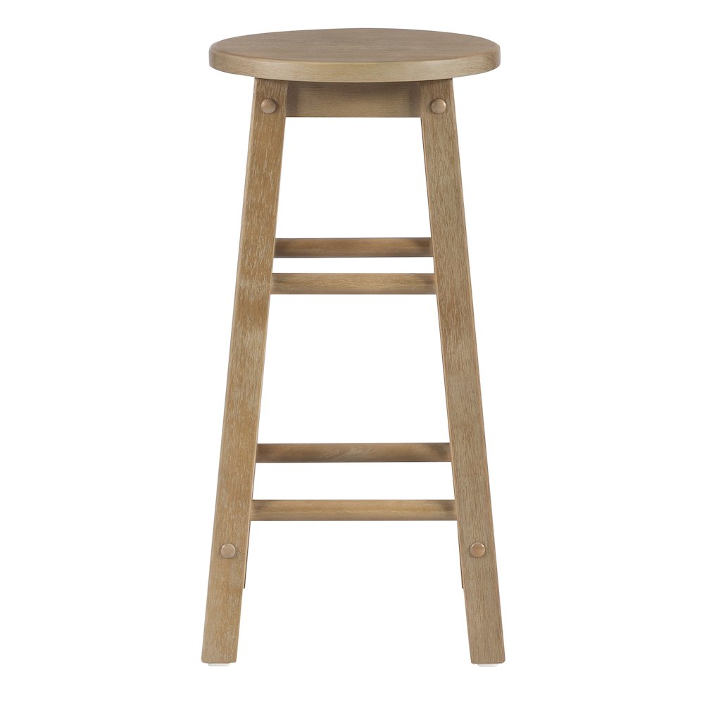 24 Inches Counter Stool Grey Wash. Picture 6