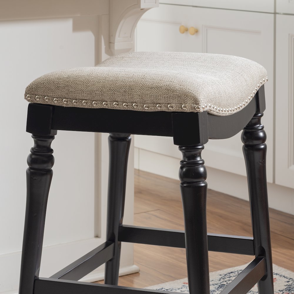 Hayes Counter Stool Black. Picture 4