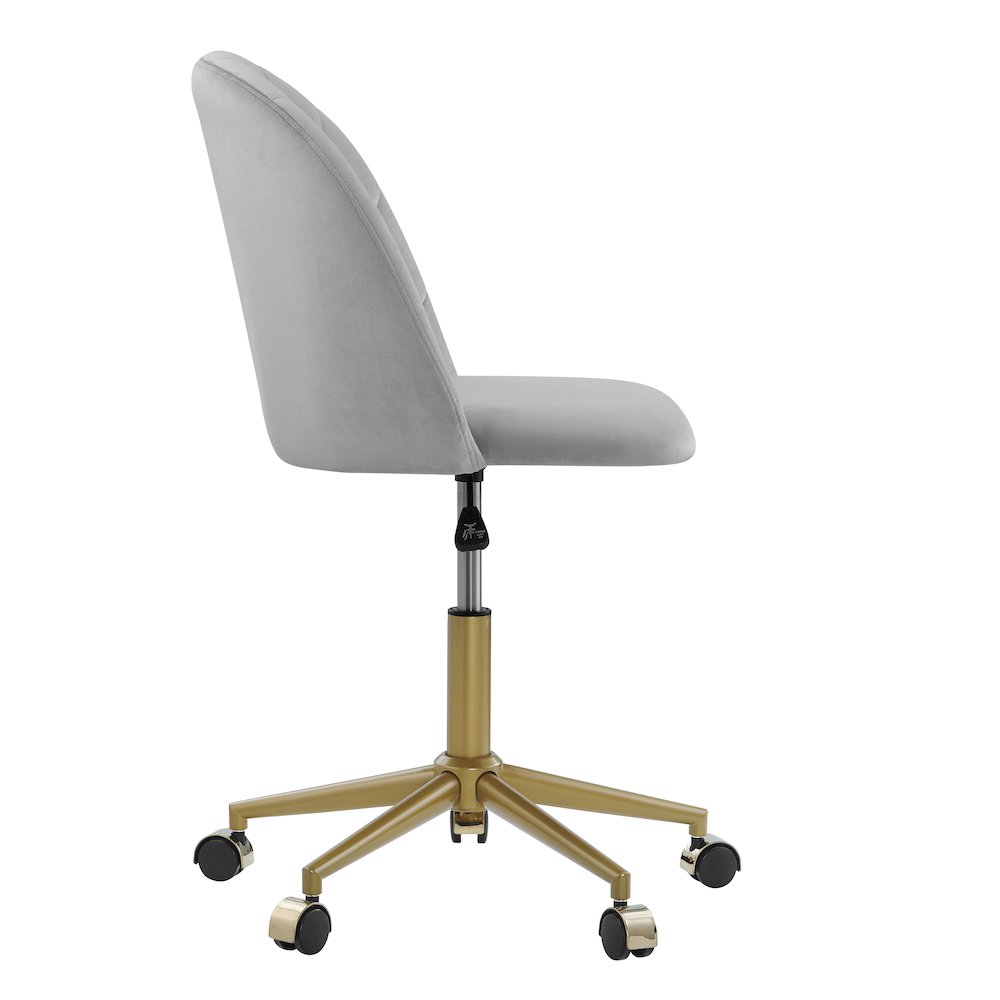 Adalynn Desk Chair Light Gray. Picture 8