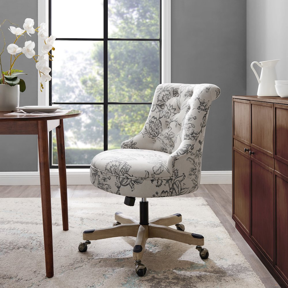 Sinclair Office Chair, Floral. Picture 4