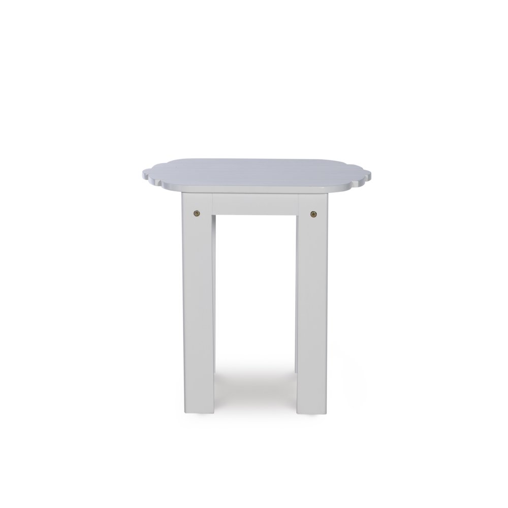 White Adirondack End Table. Picture 5