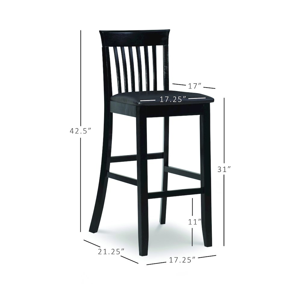 Torino 30 In Craftsman Bar Stool. Picture 14