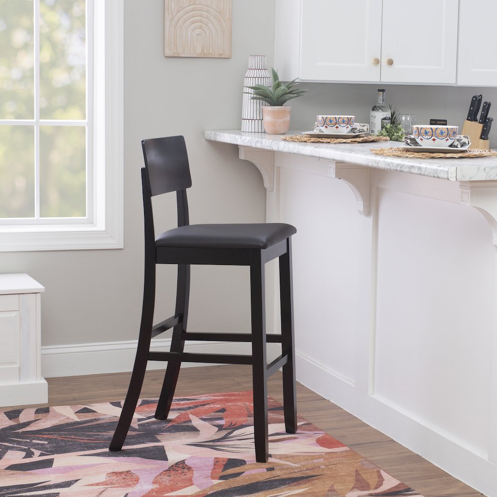 Torino 30 In Contemporary Bar Stool. Picture 3