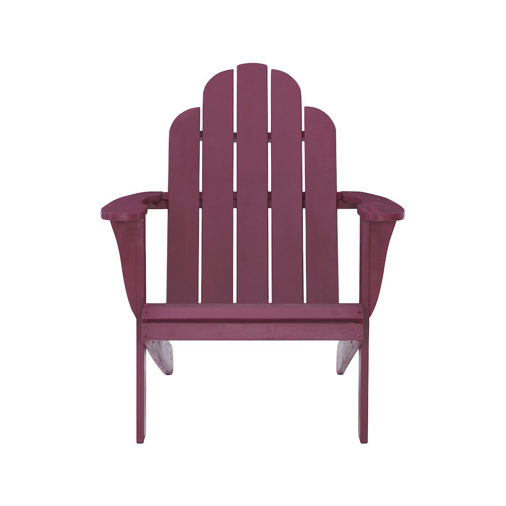 Red Adirondack Chair. Picture 1