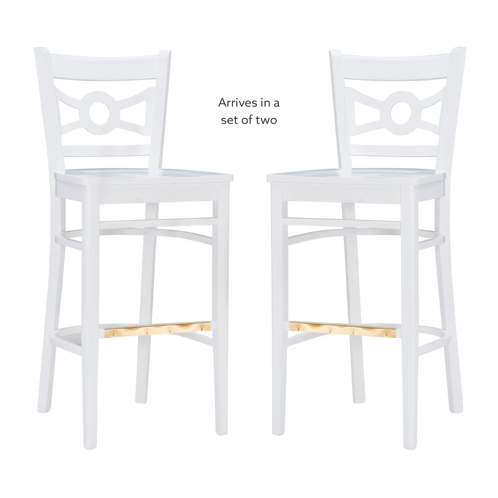 Teresa Barstool White Set Of 2. Picture 12