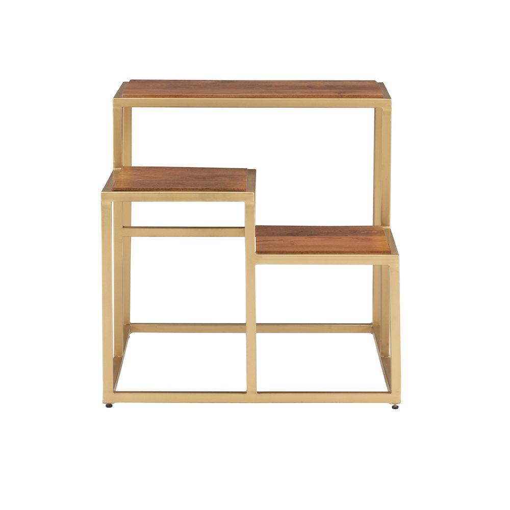 Carlo 3 Tiered Plant Stand Side Table. Picture 4