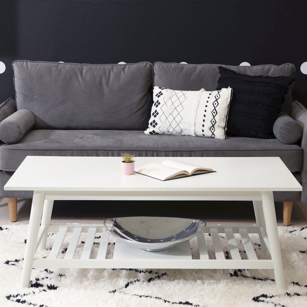 Charlotte Coffee Table White. Picture 3