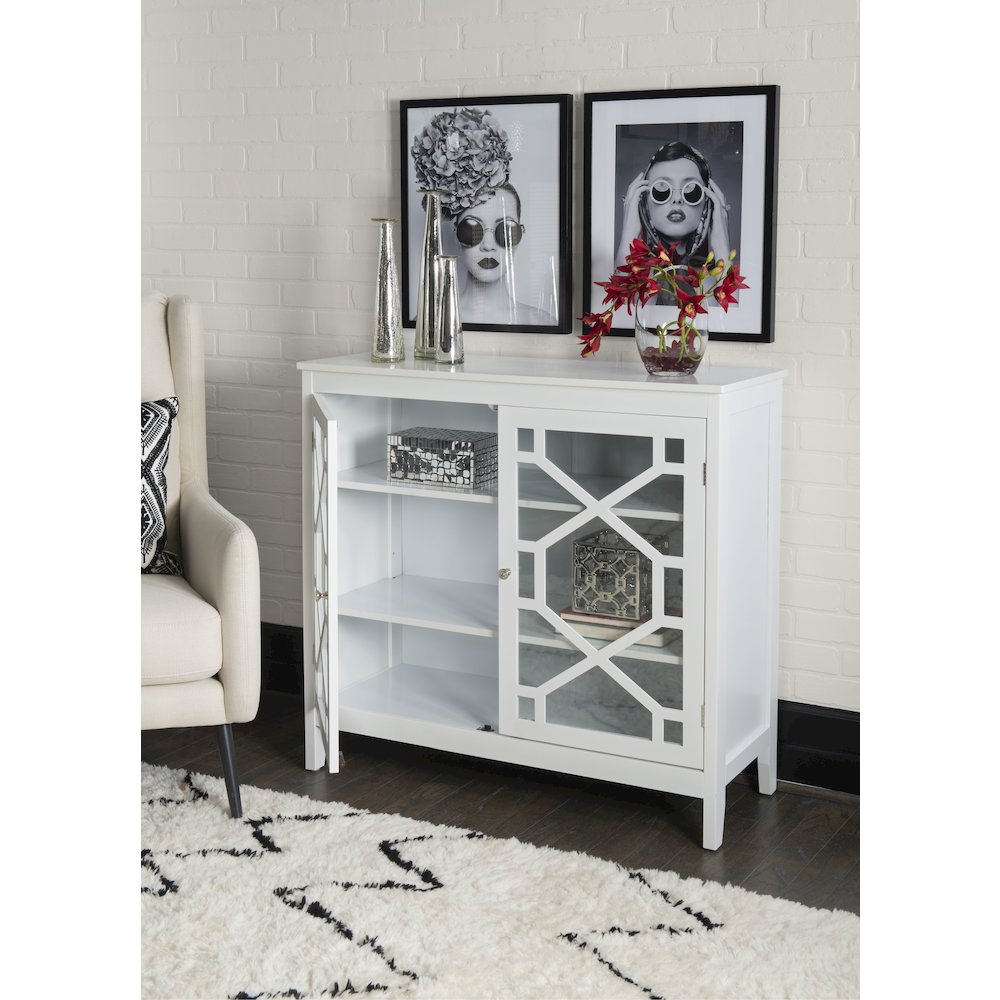 Fetti White Large Cabinet. Picture 4