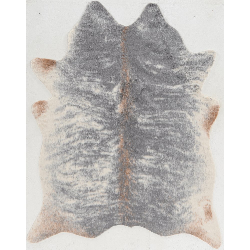 Faux Cow Hide Grey Mix, Rug. Picture 1