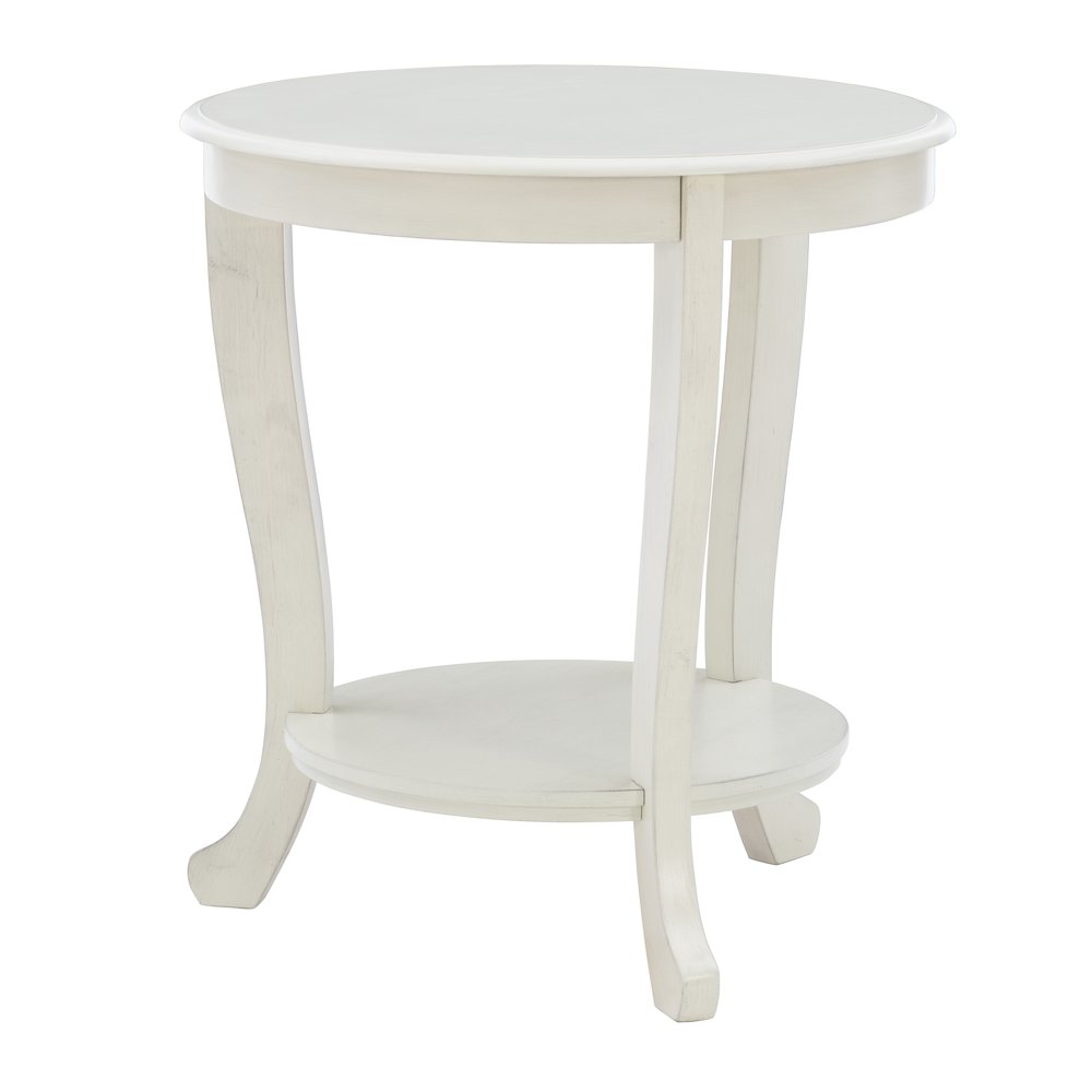 Aubert Accent Side Table, White. Picture 7