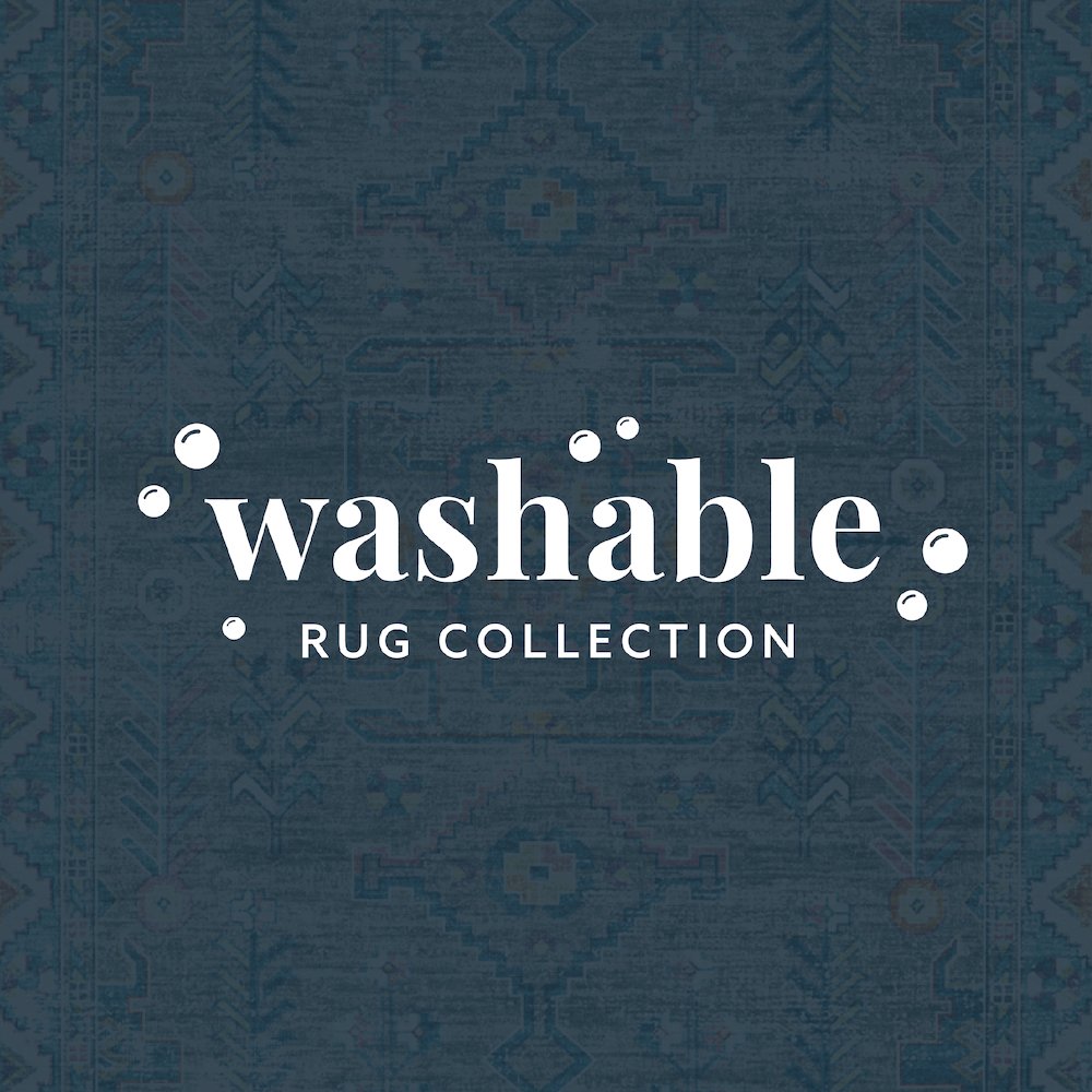 Washable Barron Grey/Green 2x3, Rug. Picture 6