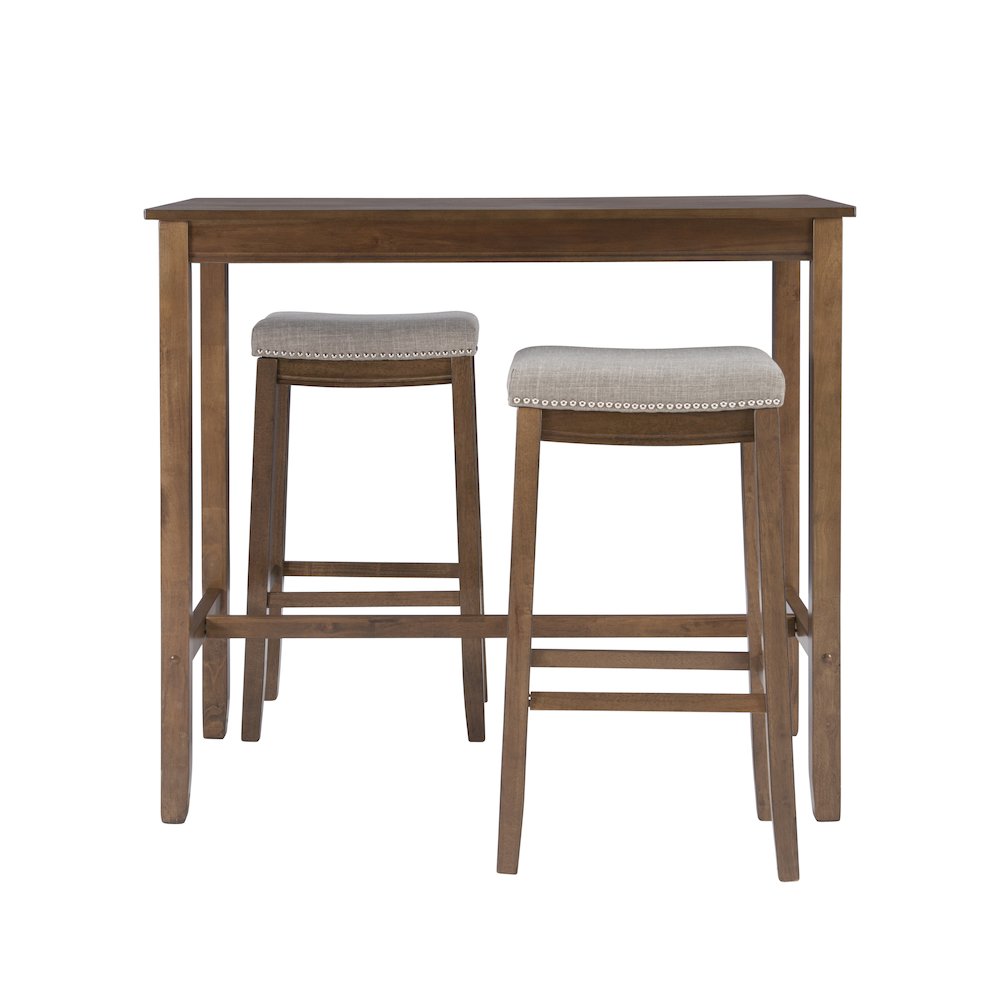 Claridge 3Pc Bar Set Rustic. Picture 2