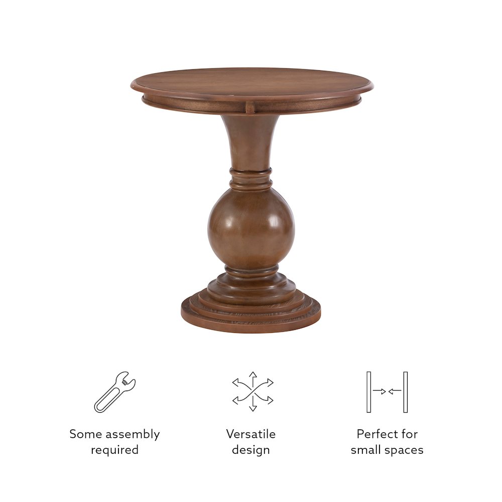 Adeline Round Accent Table Natural. Picture 11