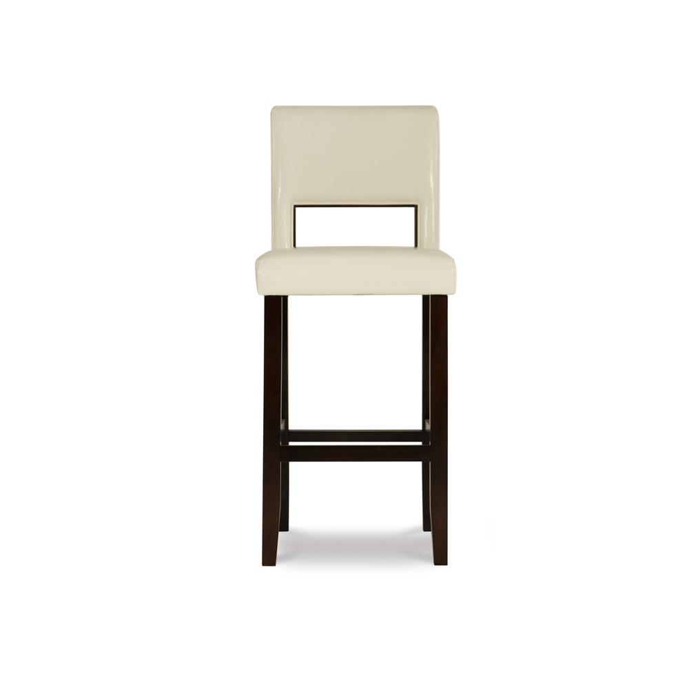 Vega Bar Stool White 30. Picture 1