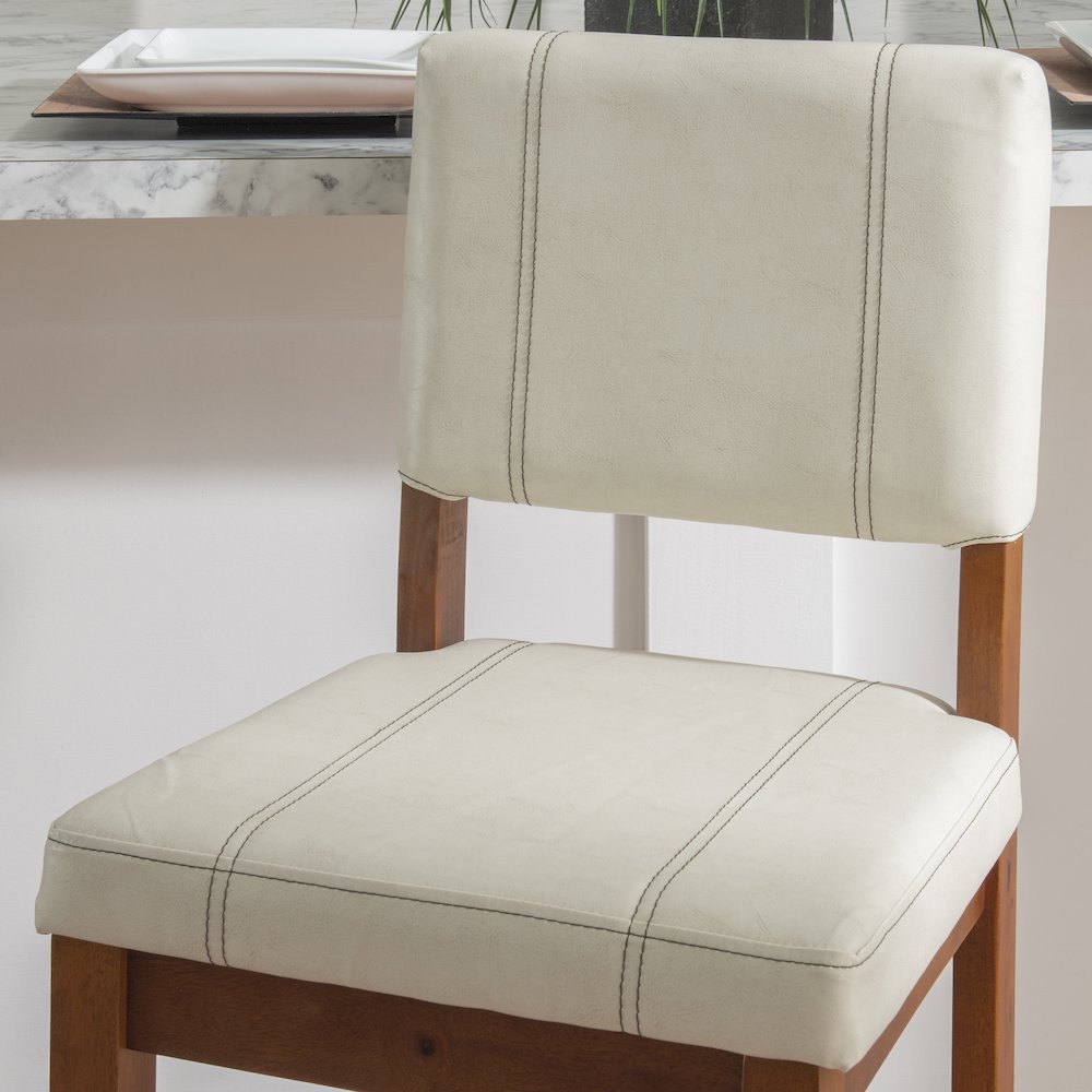 Milano Bar Stool Cream. Picture 4