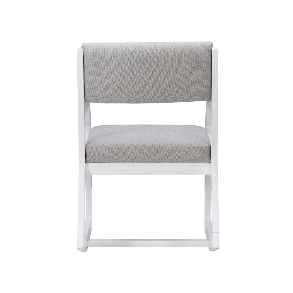 Robin 2 Position Sled Base Chair White. Picture 8